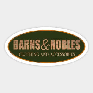 Barns And Nobles Sign Sticker